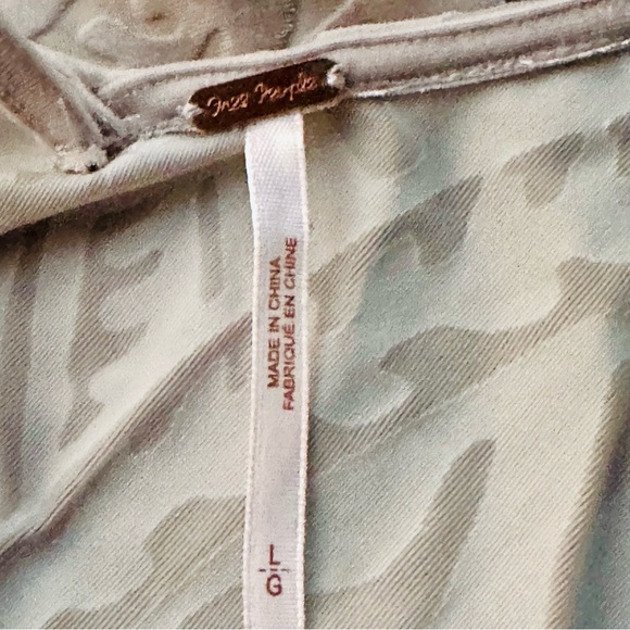 FREE PEOPLE Silver Gray Boogie Nights Velvet
Texture Mini Bodycon Dress - Picture 13 of 15